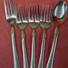 CAMBRIDGE CODIE Place Spoon & Fork &3 Salad Forks STAINLESS FLATWARE SILVERWARE