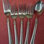 CAMBRIDGE CODIE Place Spoon & Fork &3 Salad Forks STAINLESS FLATWARE SILVERWARE