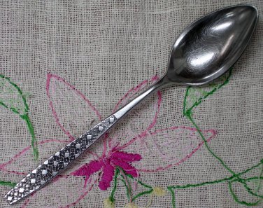 TOWLE TAMPICO FB ROGERS SPOON BLACK STAINLESS FLATWARE SILVERWARE