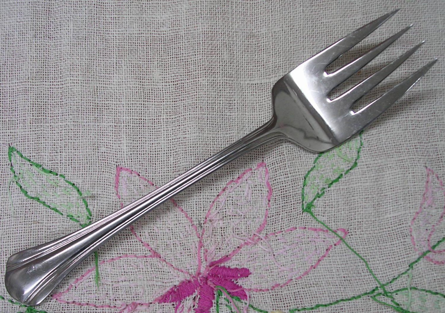 PFALTZGRAFF MARGATE SERVING FORK STAINLESS FLATWARE SILVERWARE