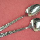 WORLD WOF 8 WOF8 TEA & SUGAR SPOON DESIGNER STAINLESS FLATWARE SILVERWARE