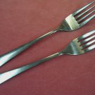 ONEIDA ONTARIO 2 PLACE FORKS NORTHLAND STAINLESS FLATWARE SILVERWARE