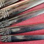 ONEIDA AZTEC or ENCORE SPOON 2FORKS 4KNIVES LTD WM A ROGERS STAINLESS FLATWARE SILVERWARE