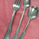 ONEIDA TODDLETIME YOUTH FORK &2 BABY SPOONS STAINLESS FLATWARE SILVERWARE