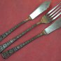 INTERPUR FLORENZ 8 PETAL 2 SPREADERS & PLACE FORK STAINLESS FLATWARE SILVERWARE