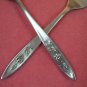 ONEIDA MY ROSE 2 SALAD FORKS COMMUNITY STAINLESS FLATWARE SILVERWARE