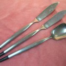 NASCO PARADISE 2 SPREADERS & SUGAR SPOON STAINLESS FLATWARE SILVERWARE