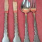 ONEIDA SATINIQUE TEASPOON FORK &2 KNIVES COMMUNITY STAINLESS FLATWARE SILVERWARE