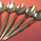 ONEIDA VENETIA 5 TEASPOONS COMMUNITY STAINLESS FLATWARE SILVERWARE