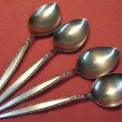 ONEIDA VENETIA 4 PLACE SPOONS COMMUNITY STAINLESS FLATWARE SILVERWARE