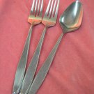EASTERLING RHINELAND PLACE SPOON &2 PLACE FORKS STAINLESS FLATWARE SILVERWARE