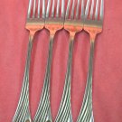 ONEIDA DELIUS 4 PLACE FORKS NORTHLAND STAINLESS FLATWARE SILVERWARE