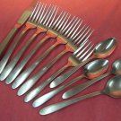 ONEIDA GLEN COVE TAPER KNIFE &4SPOONS 6FORKS ALL AMERICAN STAINLESS FLATWARE SILVERWARE