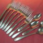 ONEIDA GLEN COVE TAPER KNIFE &4SPOONS 6FORKS ALL AMERICAN STAINLESS FLATWARE SILVERWARE