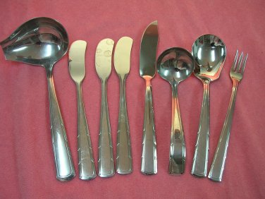 IMPERIAL LADY DUFF 8 SERVING  STAINLESS FLATWARE SILVERWARE
