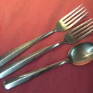 SEARS ROEBUCK COLONY HOUSE TEASPOON & 2 FORKS STAINLESS FLATWARE SILVERWARE