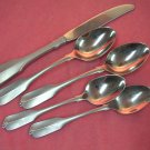ONEIDA SATIN GLORIA 5pc LTD WM A ROGERS PREMIER STAINLESS FLATWARE SILVERWARE