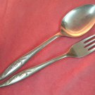 ONEIDA LTD OHS 16 OHS16 PLACE FORK & SERVING SPOON STANHOME STAINLESS FLATWARE SILVERWARE