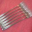 TOWLE LIBERTY BELL BELLE 6 SEA FORKS SUPREME STAINLESS FLATWARE SILVERWARE