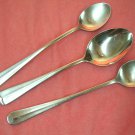 TOWLE COPLEY PLACE &2 ICED TEA SPOONS SUPREME STAINLESS FLATWARE SILVERWARE