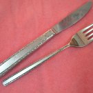 ONEIDA VIA ROMA SALAD FORK & BUTTER KNIFE COMMUNITY STAINLESS FLATWARE SILVERWARE