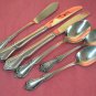 ONEIDA ARBOR TRUE ROSE CHAPLET 5pc 1881 ROGERS LTD STAINLESS FLATWARE SILVERWARE
