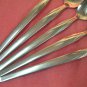 INTERNATIONAL OLD COLONY 5 ICED TEA SPOONS STAINLESS FLATWARE SILVERWARE