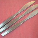 GOURMET SETTINGS LOFT SATIN GS 3 KNIVES STAINLESS FLATWARE SILVERWARE