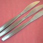 GOURMET SETTINGS LOFT SATIN GS 3 KNIVES STAINLESS FLATWARE SILVERWARE