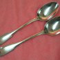 RETRONEAU HAVERHILL 2 PLACE SPOONS STAINLESS FLATWARE SILVERWARE