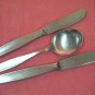 OXYDEX PLACE SPOON &2 KNIVES STAINLESS FLATWARE SILVERWARE