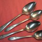 PRESTIGE DECOETCHED PSS 5 PSS5 4SPOONS STAINLESS FLATWARE SILVERWARE