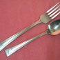 ONEIDA LEDGES PLACE FORK & TEASPOON STAINLESS FLATWARE SILVERWARE