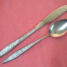 EKCO BALBOA TEASPOON & KNIFE ETERNA STAINLESS STEEL FLATWARE SILVERWARE