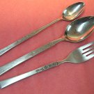 EKCO CANTINA 3pc ETERNA STAINLESS STEEL FLATWARE SILVERWARE