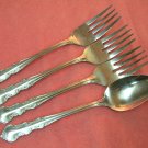 EKCO KEEPSAKE 4pc ETERNA STAINLESS STEEL FLATWARE SILVERWARE