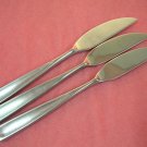 ONEIDA OHS 111 OHS111 3 PLACE KNIVES STAINLESS FLATWARE SILVERWARE