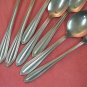 ONEIDA PARADE OLIVE FORK &6 SPOONS THOR STAINLESS FLATWARE SILVERWARE