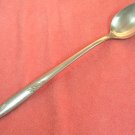 ONEIDA LTD ROSE DUET ICED TEA SPOON STAINLESS FLATWARE SILVERWARE