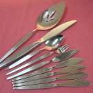ONEIDA SATINIQUE 9pc COMMUNITY STAINLESS FLATWARE SILVERWARE
