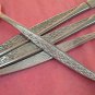 HADDON HALL UNKNOWN PATTERN 2 FORKS &2 KNIVES STAINLESS FLATWARE SILVERWARE