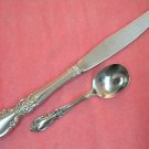 ONEIDA LOUISIANA BABY SPOON & PLACE KNIFE COMMUNITY STAINLESS FLATWARE SILVERWARE