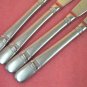 ONEIDA ASTRAGAL 4 PADDLE BUTTER SPREADERS GLOSSY STAINLESS FLATWARE SILVERWARE