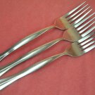 ONEIDA PRESCOTT SALAD &2 PLACE FORKS STAINLESS FLATWARE SILVERWARE