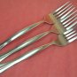 ONEIDA PRESCOTT SALAD &2 PLACE FORKS STAINLESS FLATWARE SILVERWARE