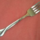 ONEIDA TRIBECA GLOSSY SALAD FORK STAINLESS FLATWARE SILVERWARE