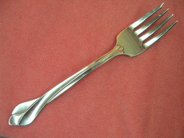 ONEIDA TRIBECA GLOSSY SALAD FORK STAINLESS FLATWARE SILVERWARE