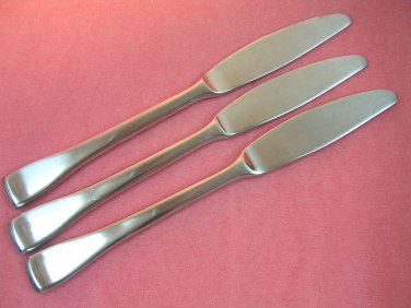 ONEIDA MADDOX 3 PLACE KNIVES STAINLESS FLATWARE SILVERWARE