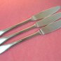 ONEIDA MADDOX 3 PLACE KNIVES STAINLESS FLATWARE SILVERWARE