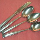 MONTGOMERY WARD MW MWD 7 MWD7 4pc STAINLESS FLATWARE SILVERWARE